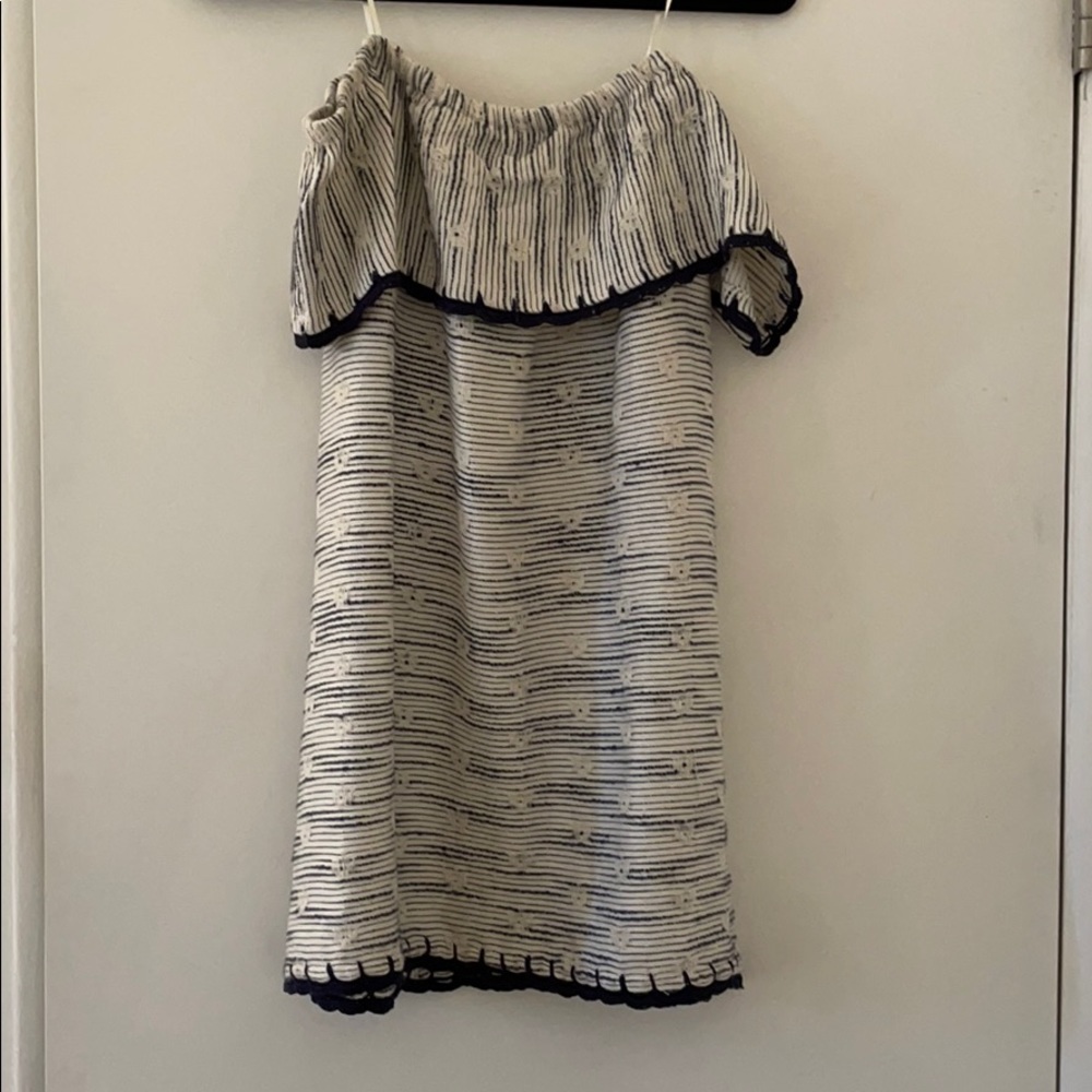 Anthropologie XSP off the shoulder knit dress
